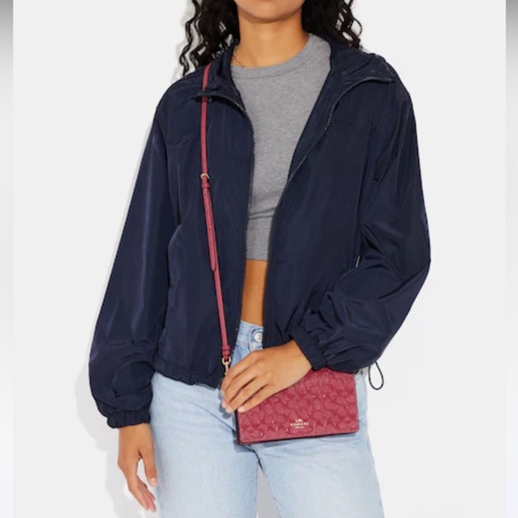 ✨NWT✨ Coach Boxed Anna Foldover Clutch Crossbody & Card Set In Signature Leather - Picture 4 of 12